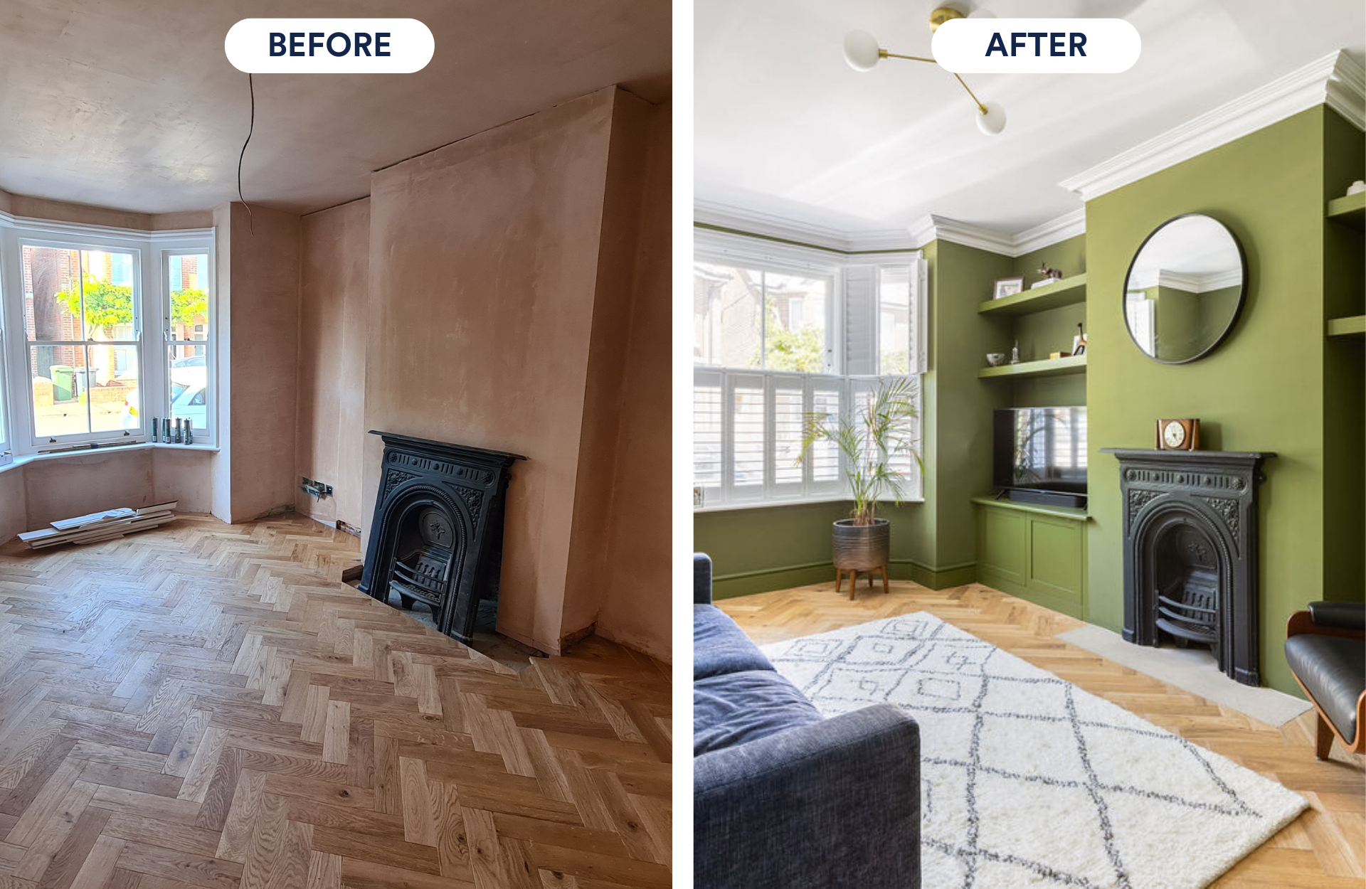 Room before decoration.